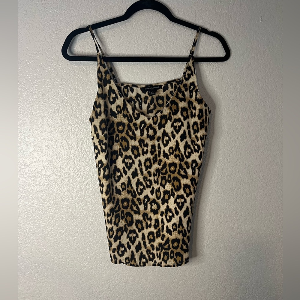 Banana Republic Silky Leopard Camisole